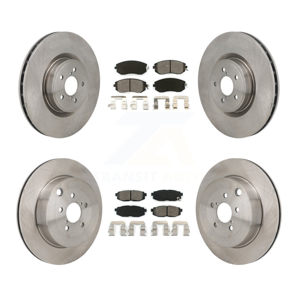 Brake Rotor Semi-Metallic Pad Front Rear Kit For 19 Toyota 86 With Brembo Brakes
