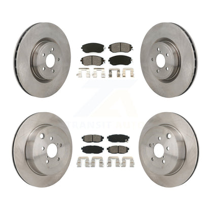 Brake Rotor Semi-Metallic Pad Front Rear Kit For 19 Toyota 86 With Brembo Brakes