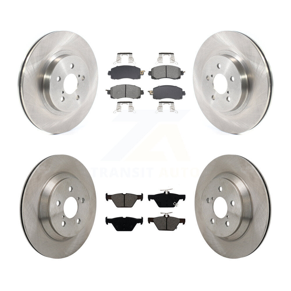 Disc Brake Rotors And Semi-Metallic Pads Front Rear Kit For Subaru Crosstrek