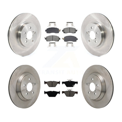 Disc Brake Rotors And Semi-Metallic Pads Front Rear Kit For Subaru Crosstrek