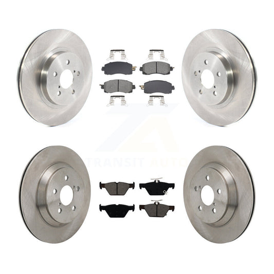 Disc Brake Rotors And Semi-Metallic Pads Front Rear Kit For Subaru Crosstrek
