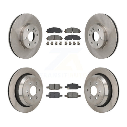 Brake Rotor & Semi-Metallic Pad Front Rear Kit For Chevrolet Colorado GMC Canyon