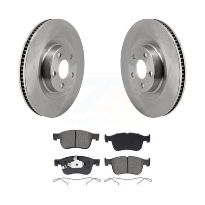 Disc Brake Rotors And Semi-Metallic Pads Front Kit For 2022-2023 Ford Maverick