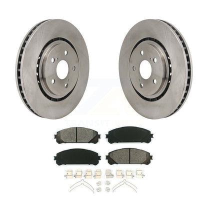 Brake Rotor Semi-Metallic Pad Front Kit For Toyota Sienna RAV4 Prime bZ4X Subaru