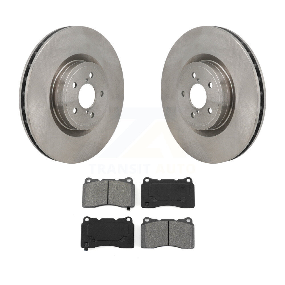 Disc Brake Rotors & Semi-Metallic Pad Front Kit For Subaru BRZ Impreza Toyota 86