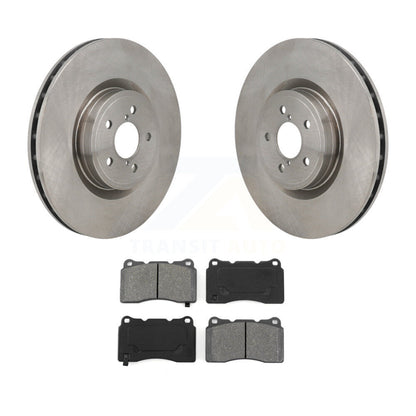 Disc Brake Rotors & Semi-Metallic Pad Front Kit For Subaru BRZ Impreza Toyota 86