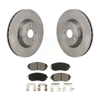 Brake Rotor Semi-Metallic Pad Front Kit For Toyota 86 Base GT With Brembo Brakes