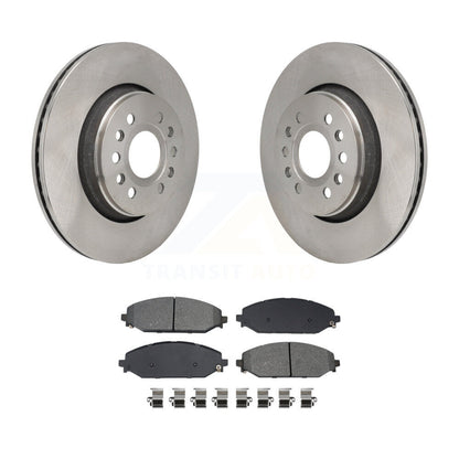 Disc Brake Rotors Semi-Metallic Pad Front Kit For Ram 1500 Jeep Wagoneer Grand L