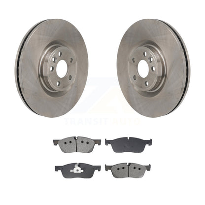 Brake Rotors & Semi-Metallic Pad Front Kit For Land Rover Discovery Sport Jaguar