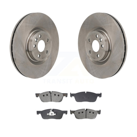 Brake Rotors & Semi-Metallic Pad Front Kit For Land Rover Discovery Sport Jaguar