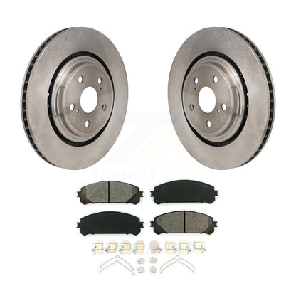 Disc Brake Rotor And Semi-Metallic Pad Front Kit For 2020-2022 Toyota Highlander
