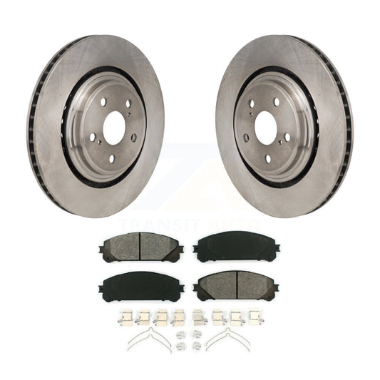 Disc Brake Rotor And Semi-Metallic Pad Front Kit For 2020-2022 Toyota Highlander