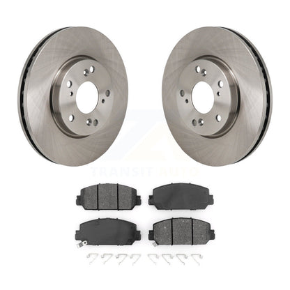 Disc Brake Rotors And Semi-Metallic Pads Front Kit For 2017-2021 Honda Clarity