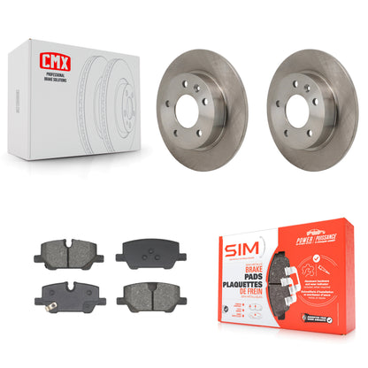 Brake Rotor Semi-Metallic Pad Rear Kit For Chevrolet Trailblazer Buick Encore GX