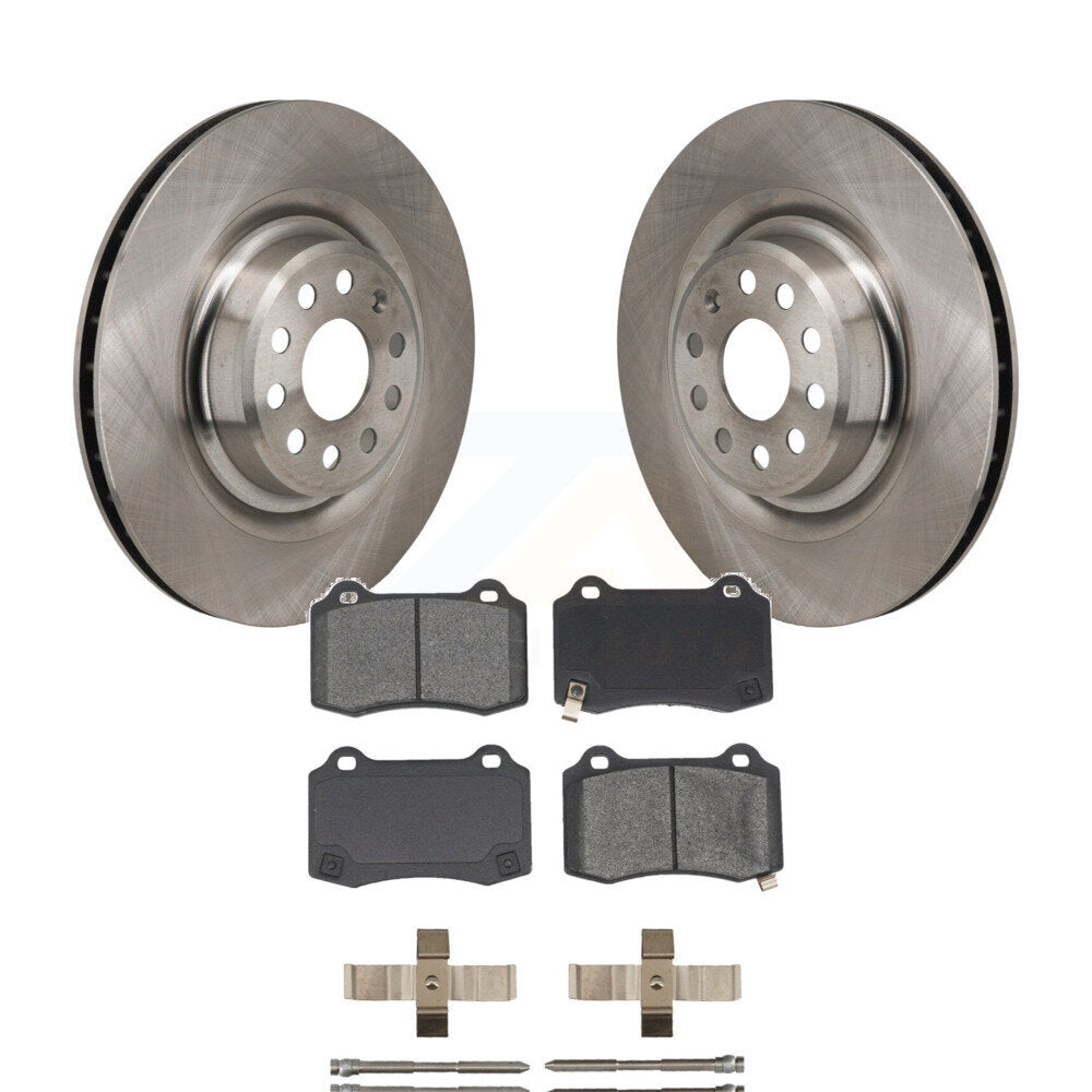 Disc Brake Rotors And Semi-Metallic Pads Rear Kit For Tesla S