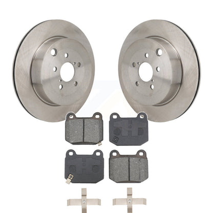 Disc Brake Rotors And Semi-Metallic Pads Rear Kit For Subaru BRZ Toyota 86