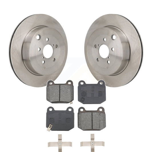 Disc Brake Rotors And Semi-Metallic Pads Rear Kit For Subaru BRZ Toyota 86