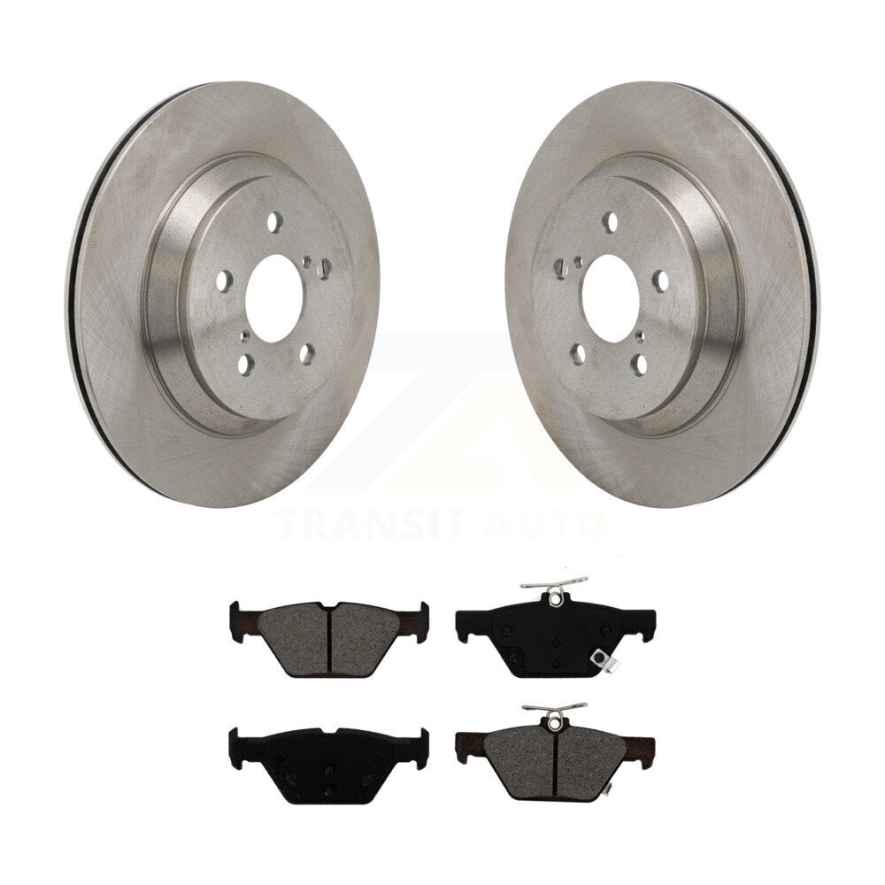 Disc Brake Rotors And Semi-Metallic Pads Rear Kit For Subaru Crosstrek