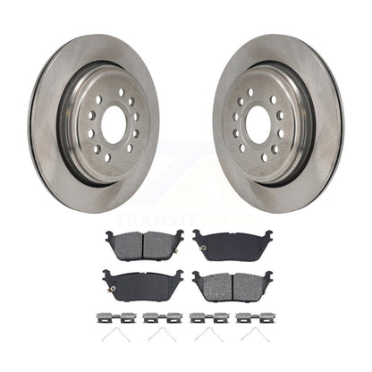Disc Brake Rotor & Semi-Metallic Pad Rear Kit For Ram 1500 Jeep Wagoneer Grand L