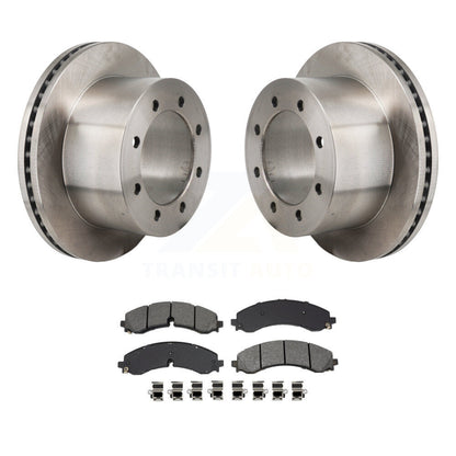 Disc Brake Rotor And Semi-Metallic Pad Rear Kit For GMC Sierra 3500 HD Chevrolet