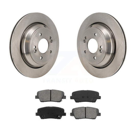 Disc Brake Rotors And Semi-Metallic Pads Rear Kit For Hyundai Equus Kia K900