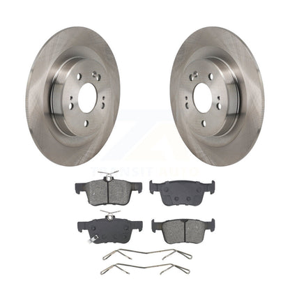 Disc Brake Rotors And Semi-Metallic Pads Rear Kit For 2021-2023 Acura TLX