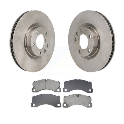 Brake Rotor & Semi-Metallic Pad Front Kit For Volkswagen Touareg Porsche Cayenne