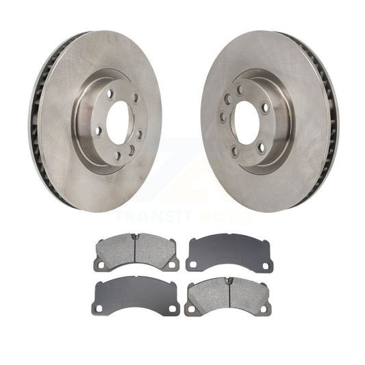 Brake Rotor & Semi-Metallic Pad Front Kit For Volkswagen Touareg Porsche Cayenne