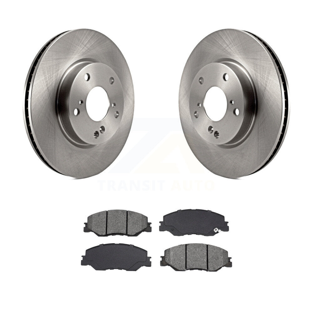 Disc Brake Rotors And Semi-Metallic Pads Front Kit For Honda Civic Insight
