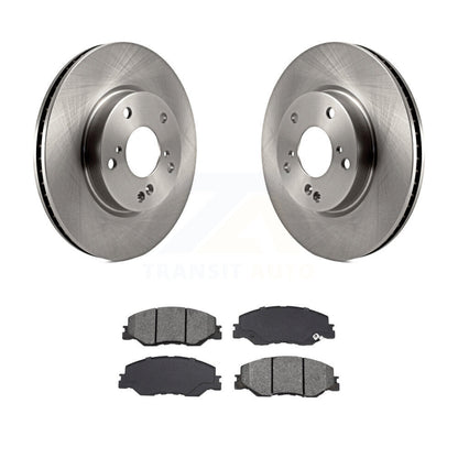 Disc Brake Rotors And Semi-Metallic Pads Front Kit For Honda Civic Insight