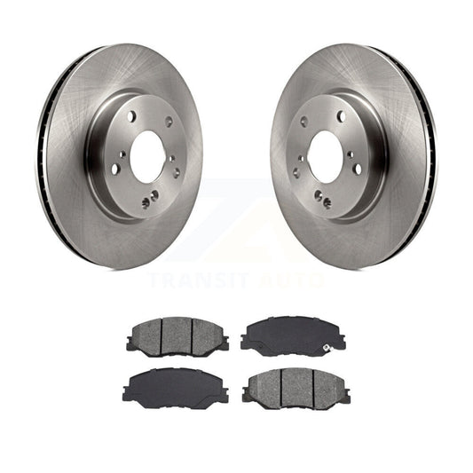 Disc Brake Rotors And Semi-Metallic Pads Front Kit For Honda Civic Insight