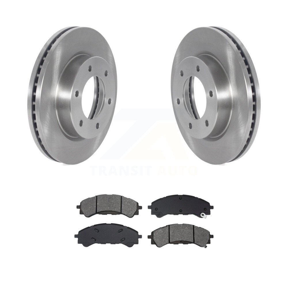 Disc Brake Rotors And Semi-Metallic Pads Front Kit For Ford Ranger Bronco