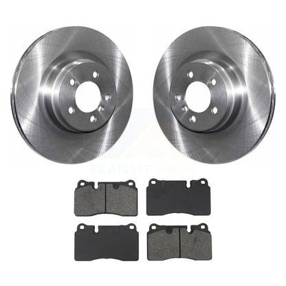 Brake Rotors Semi-Metallic Pad Front Kit For 06-09 Land Rover Range Supercharged