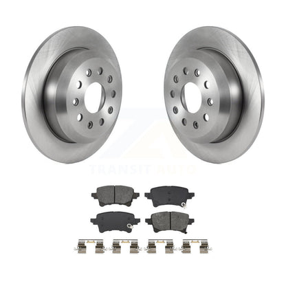 Disc Brake Rotors And Semi-Metallic Pads Rear Kit For Jeep Wrangler