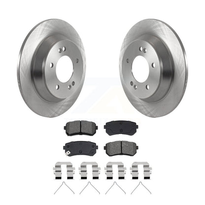 Disc Brake Rotors And Semi-Metallic Pads Rear Kit For Hyundai Kona