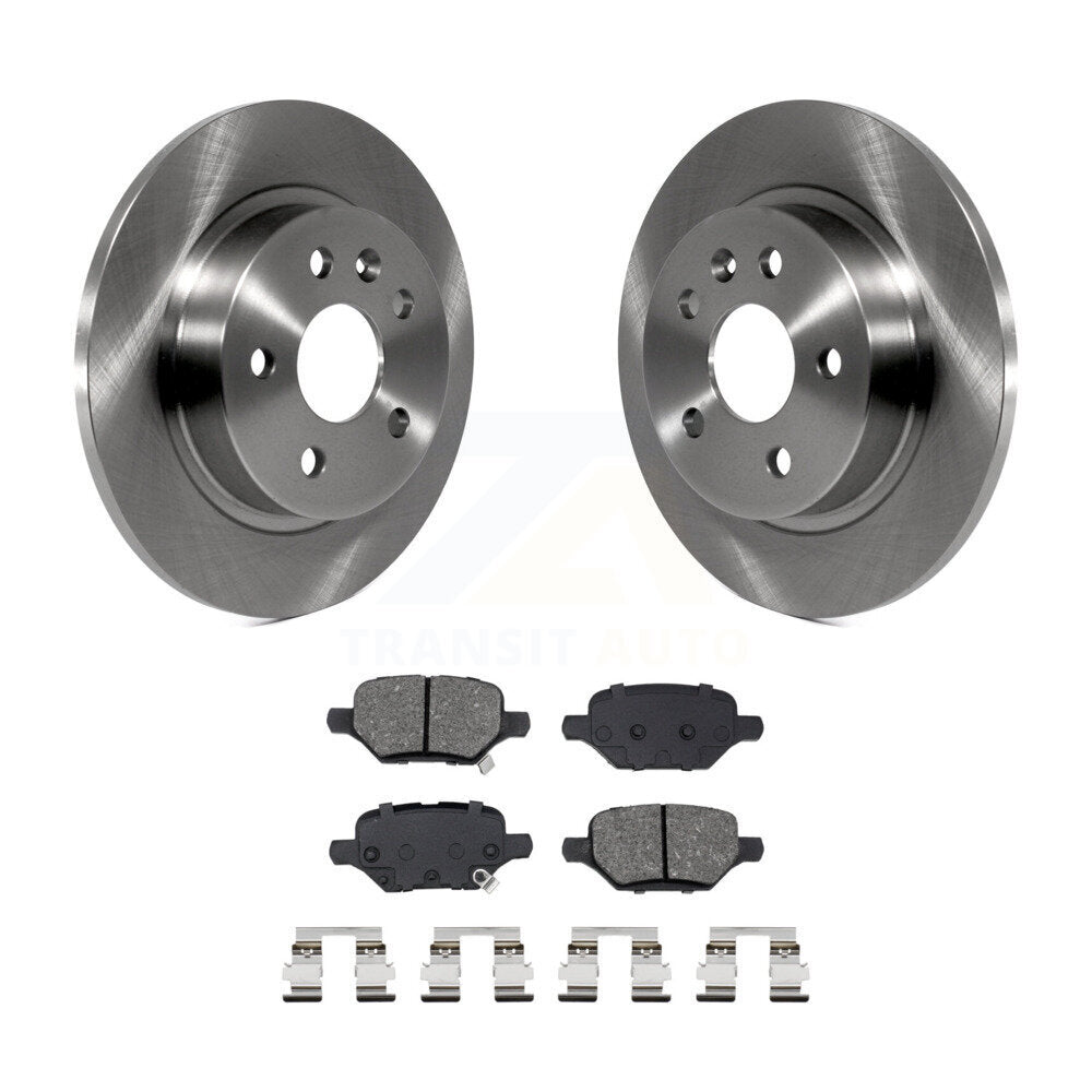 Brake Rotor Semi-Metallic Pad Rear Kit For 2018-2022 Buick Encore Chevrolet Trax