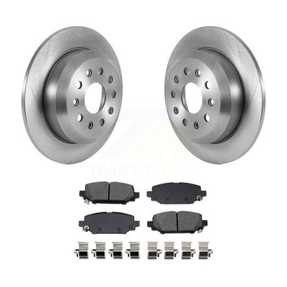 Disc Brake Rotors & Semi-Metallic Pad Rear Kit For 2018-2020 Jeep Wrangler Sport