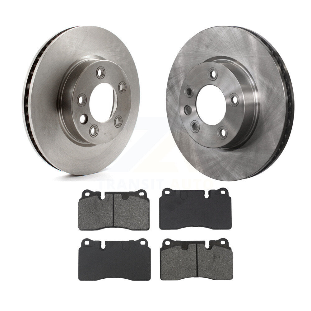 Disc Brake Rotors And Semi-Metallic Pads Front Kit For Volkswagen Touareg