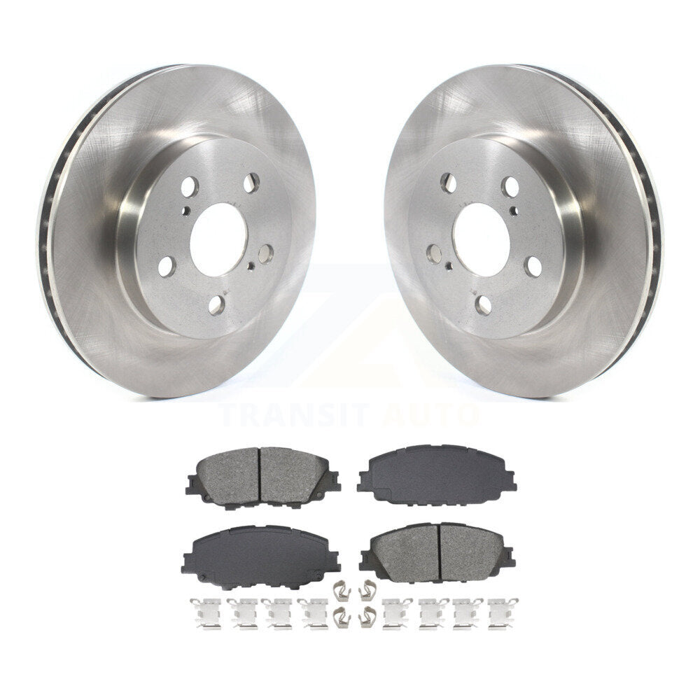 Disc Brake Rotors And Semi-Metallic Pads Front Kit For Toyota Corolla