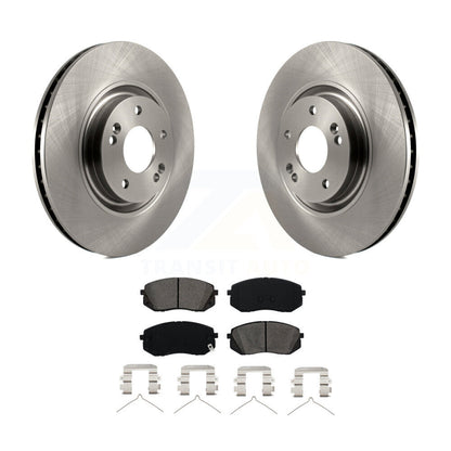 Disc Brake Rotors And Semi-Metallic Pads Front Kit For Kia Optima