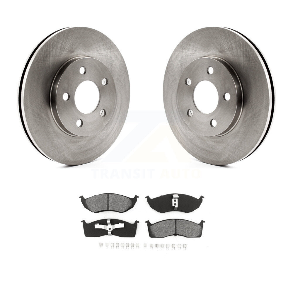 Brake Rotors Semi-Metallic Pad Front Kit For Neon Dodge Chrysler Plymouth SX 2.0