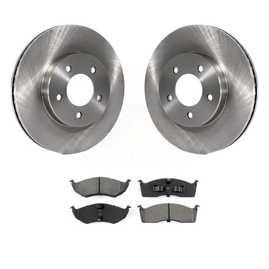 Brake Rotor And Semi-Metallic Pad Front Kit For Chrysler Intrepid Dodge 300M LHS