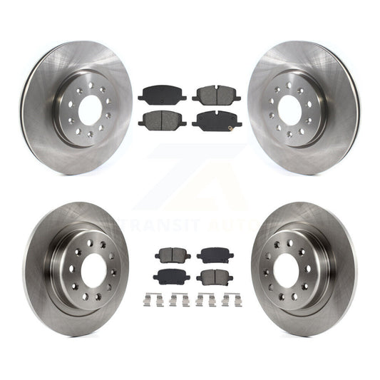 Brake Rotor And Semi-Metallic Pad Front Rear Kit For 2020 Chevrolet Equinox 2.0L
