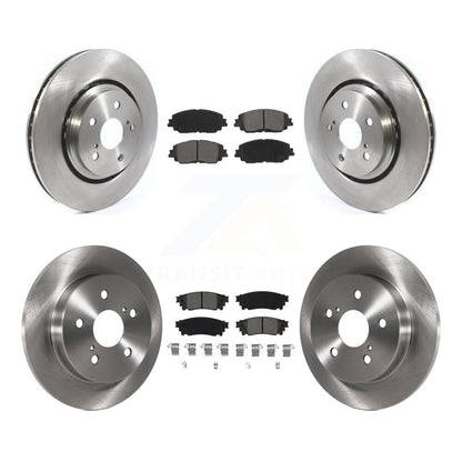 Brake Rotor & Semi-Metallic Pad Front Rear Kit For Toyota Camry With TRD Package