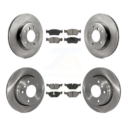 Disc Brake Rotor & Semi-Metallic Pad Front Rear Kit For 1998-1999 BMW 328i Sedan