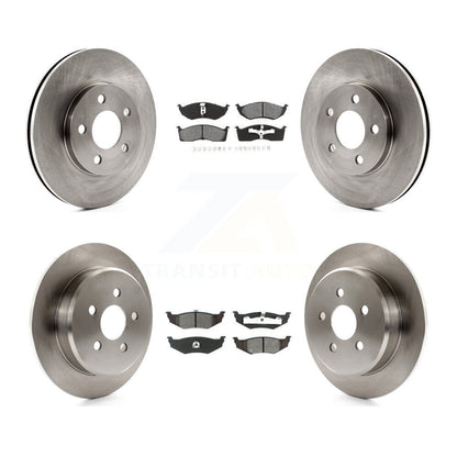 Brake Rotors & Semi-Metallic Pad Front Rear Kit For Neon Chrysler Dodge Plymouth