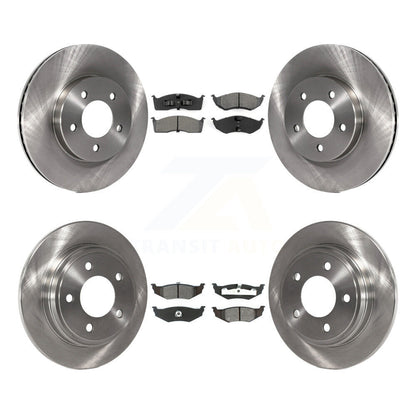 Brake Rotors & Semi-Metallic Pad Front Rear Kit For Chrysler Intrepid Dodge 300M