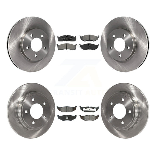 Brake Rotors & Semi-Metallic Pad Front Rear Kit For Chrysler Intrepid Dodge 300M