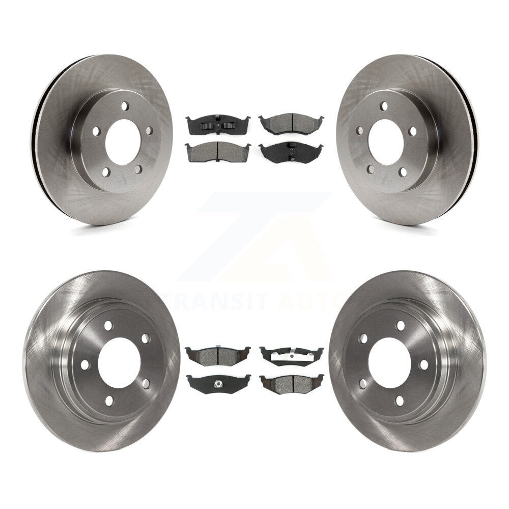 Brake Rotor Semi-Metallic Pad Front Rear Kit For Intrepid Dodge Chrysler LHS New