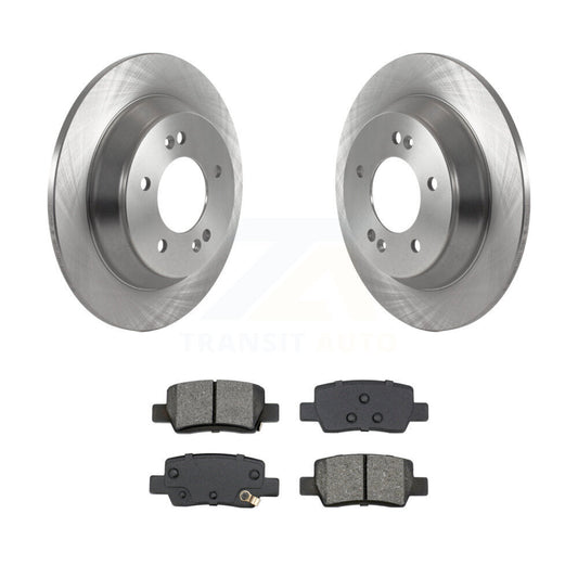 Disc Brake Rotors And Semi-Metallic Pads Rear Kit For Kia Seltos